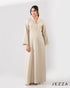 Textured Grace: Popcorn Polyester Dress 65151